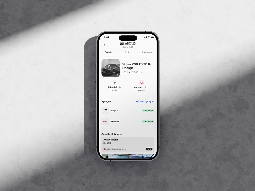 Wayke Dealer - app
